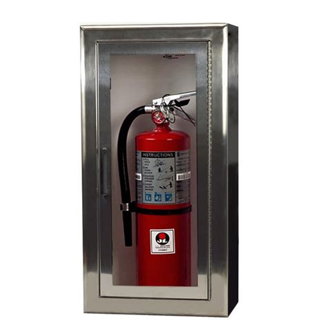 stainless steel surface mount fire extinguisher cabinet|lockable fire extinguisher cabinets.